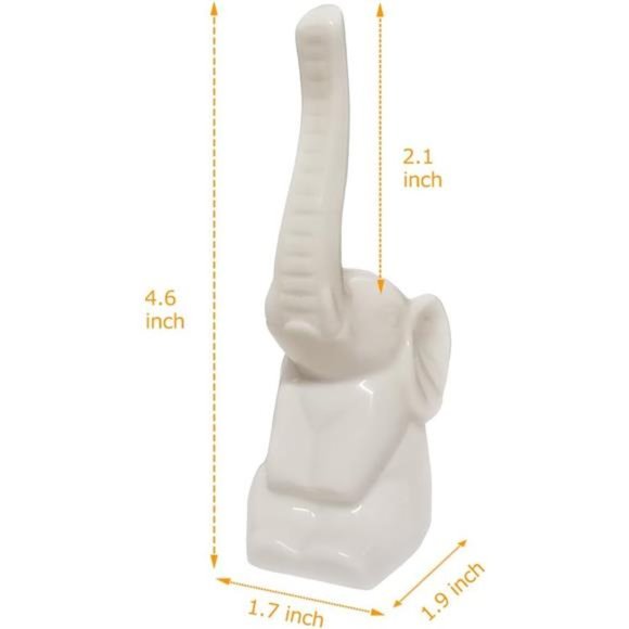 Elephant Ring Holder for Jewelry,Engagement Wedding Ring Display Holder Stand - Picture 3 of 6